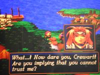 une photo d'Ã©cran de Shining Force 3 sur Sega Saturn